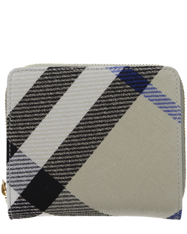 Beige Fabric Wallet