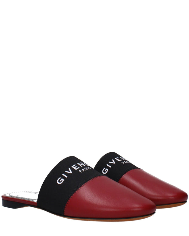 Red Leather Slippers