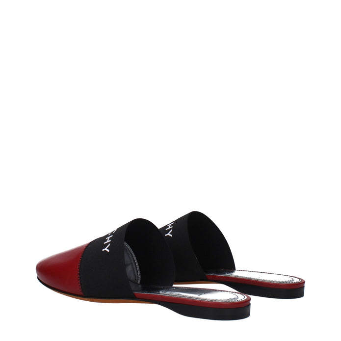 Red Leather Slippers