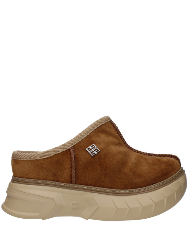 Brown Leather Slippers