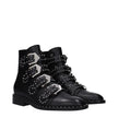 Black Leather Ankle Boots