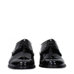 Black Leather Oxfords And Derbies