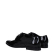 Black Leather Oxfords And Derbies