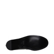 Black Leather Slip-On Loafers