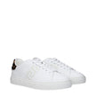White Leather Low Tops
