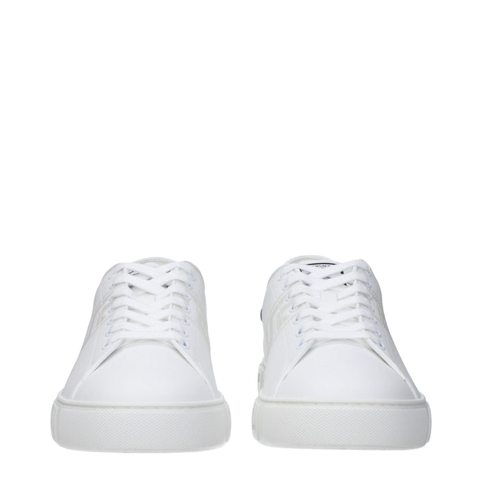 White Leather Low Tops