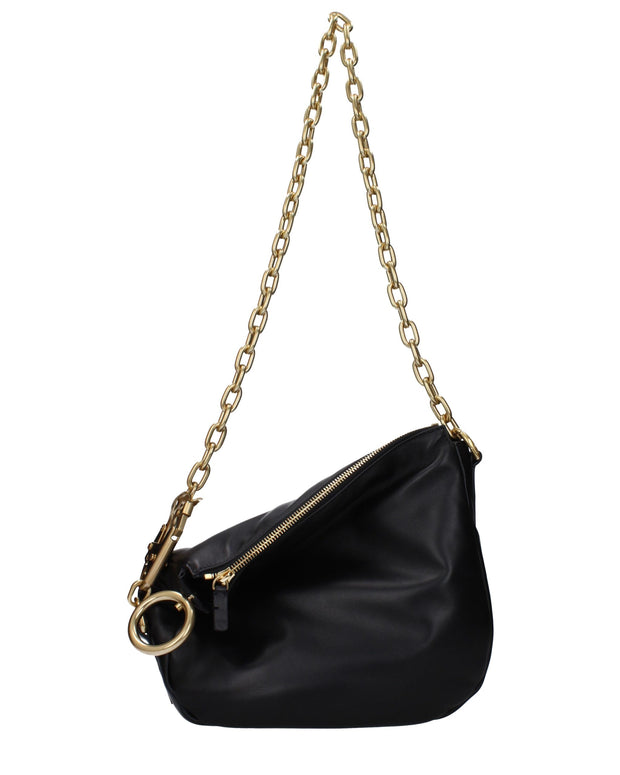 Black Leather Shoulder Bag