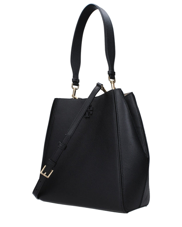 Black Leather Shoulder Bag