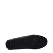 Black Leather Slip-On Loafers