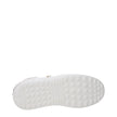 White Leather Platform Sneakers