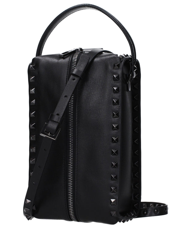 Black Leather Clutch Bags