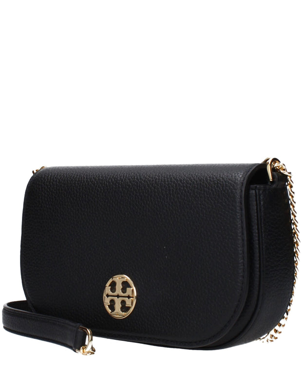 Black Leather Crossbody Bag