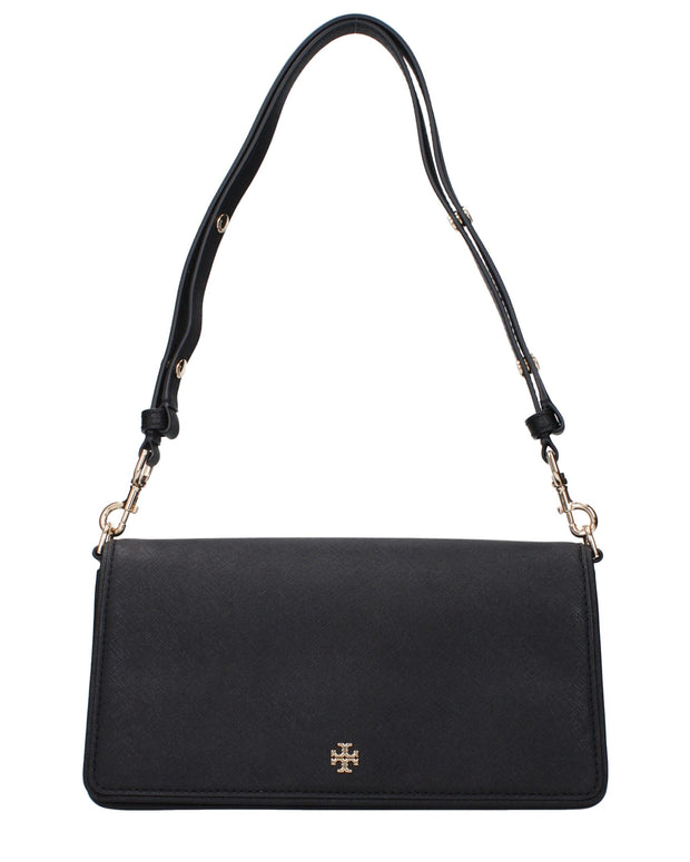 Black Leather Shoulder Bag