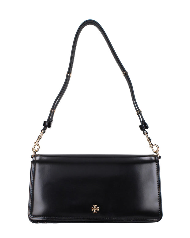 Black Leather Shoulder Bag