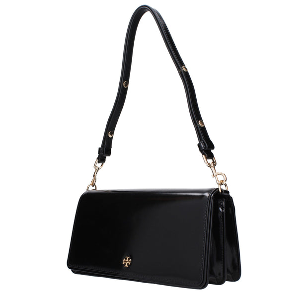 Black Leather Shoulder Bag