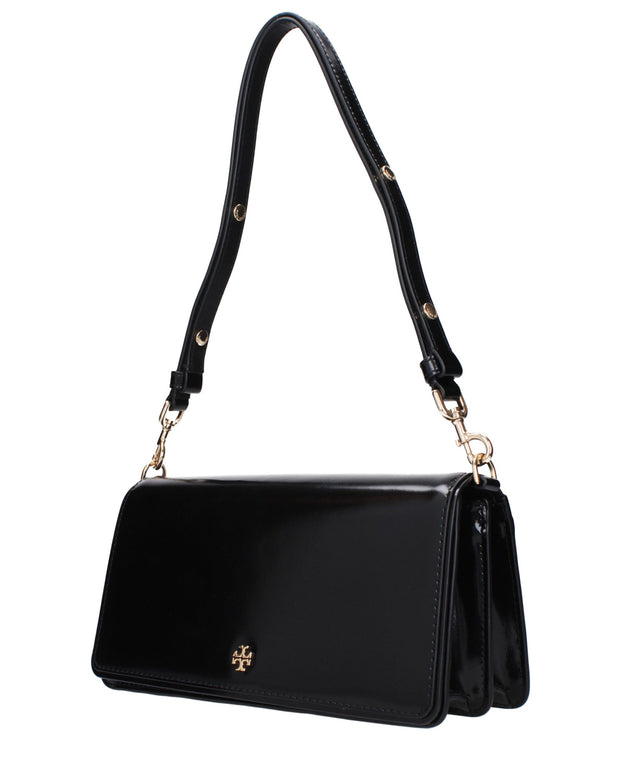 Black Leather Shoulder Bag
