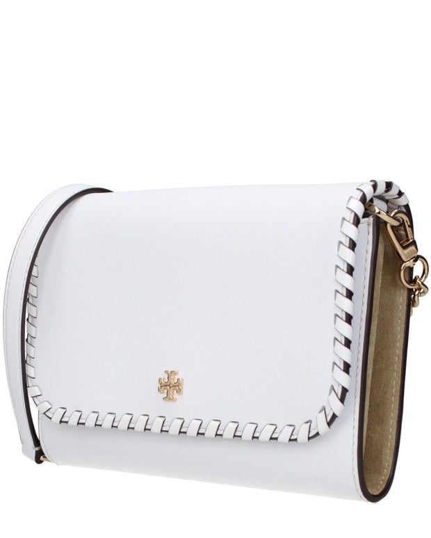 White Leather Clutch Bags