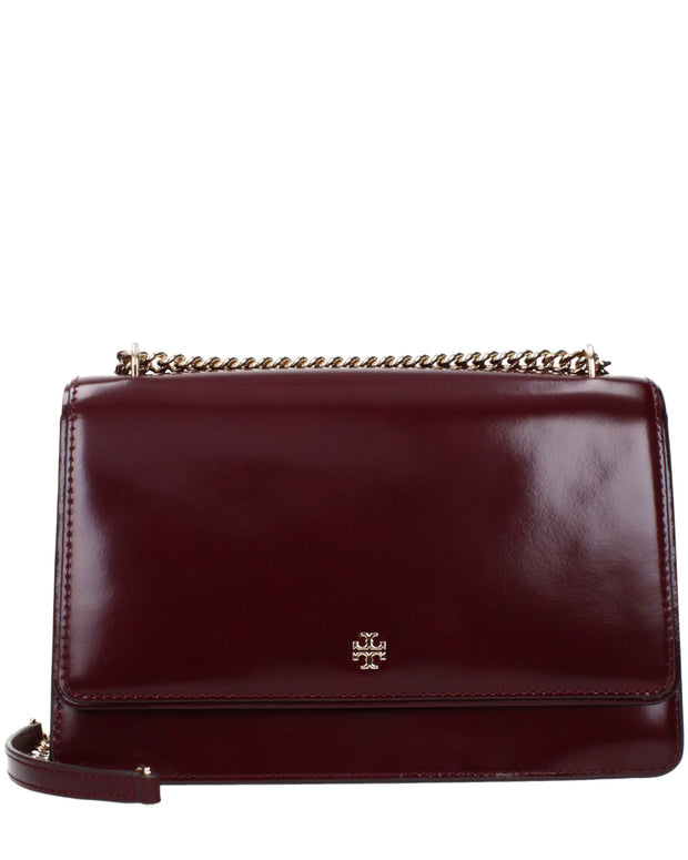 Red Leather Crossbody Bag