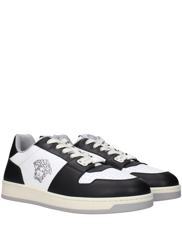 White Leather Low Tops