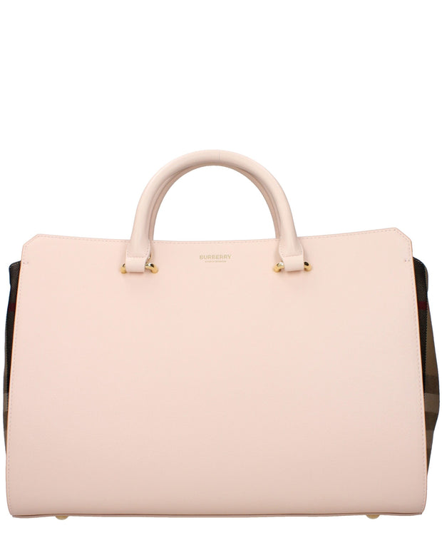 Pink Leather Handbag