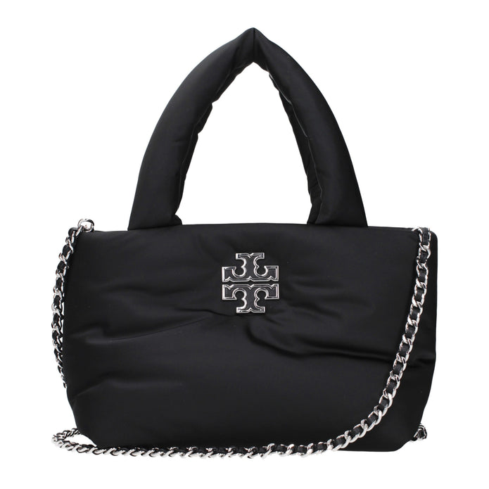 Black Fabric Handbag