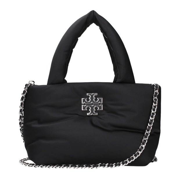 Black Fabric Handbag