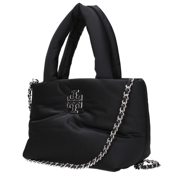 Black Fabric Handbag