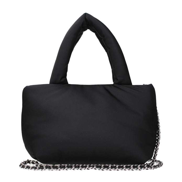 Black Fabric Handbag