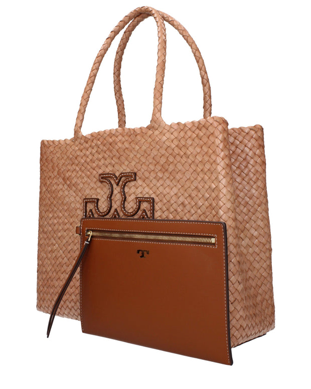 Pink Leather Shoulder Bag