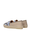 Beige Fabric Espadrilles