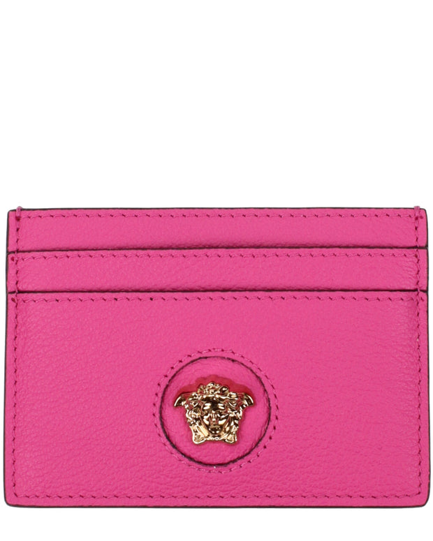 Pink Leather Cardholder