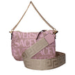 Pink Fabric Handbag