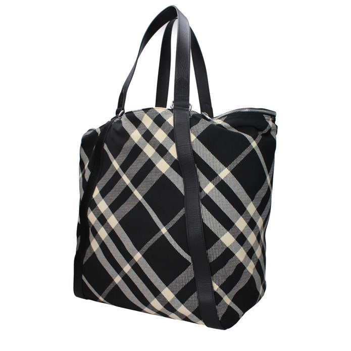Black Fabric Shoulder Bags