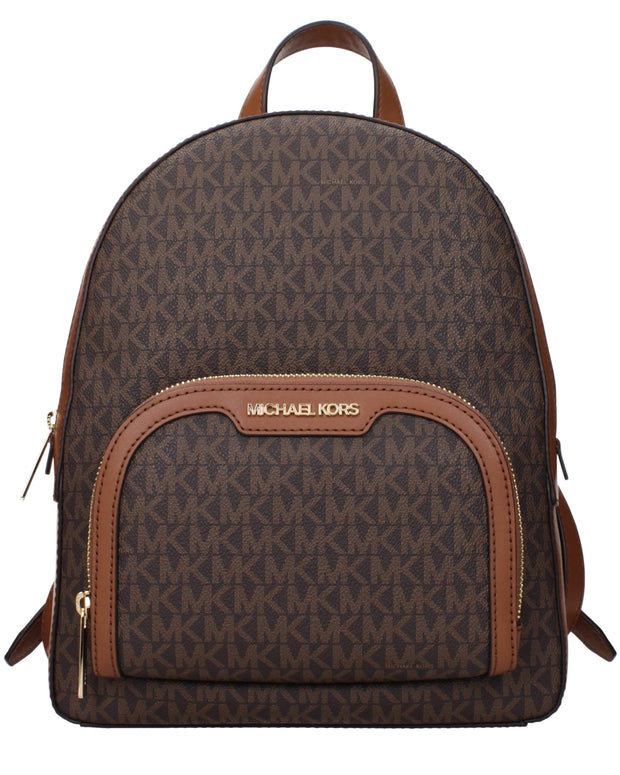 Brown Fabric Backpack