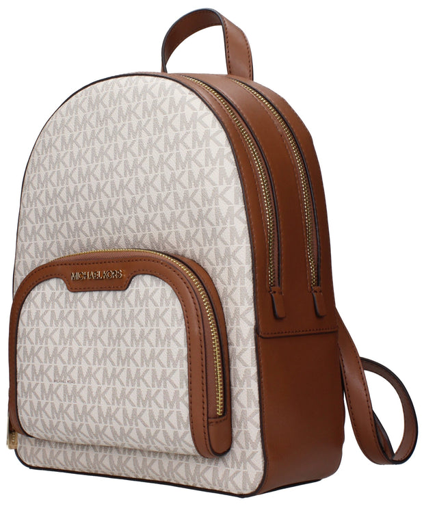 Beige Fabric Backpacks