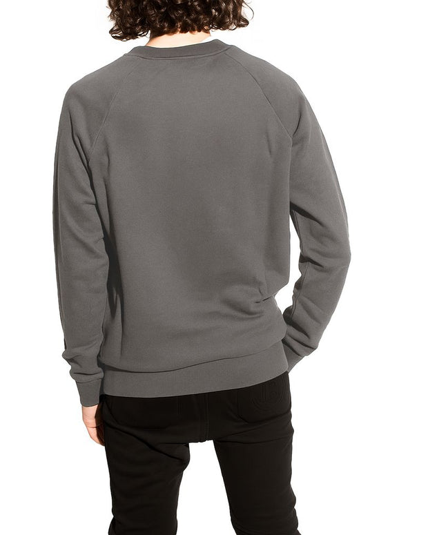 Gray Cotton Men Sweater