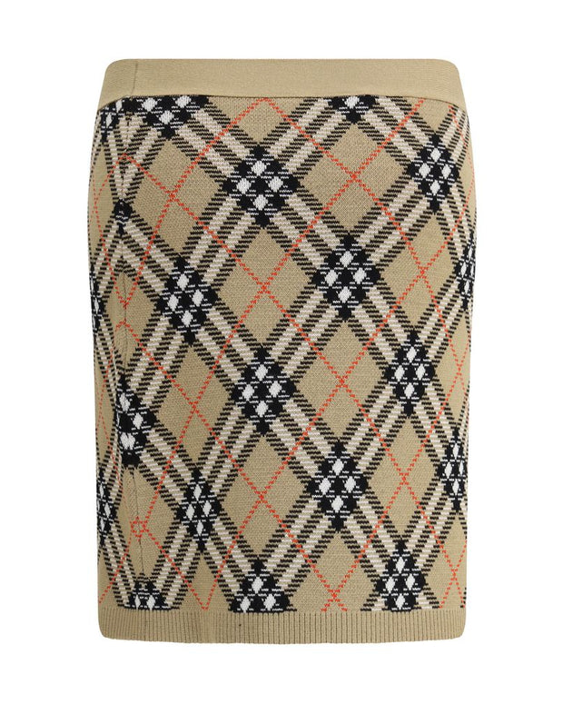 Archivio Check Miniskirt