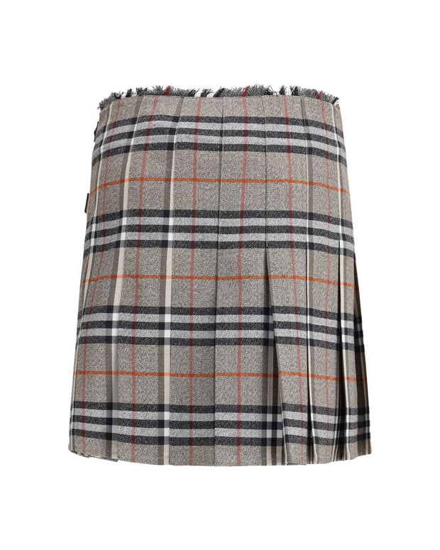 Check Archive wool Miniskirt