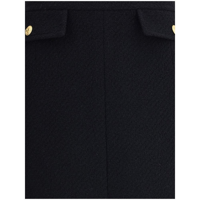 Bouclé wool midi Skirt