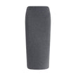 Gray Cashmere Long Skirt