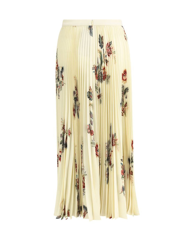 Plissé midi Skirt