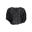 Black Polyester Tops & T-Shirt