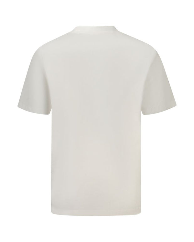 White Cotton Men T-Shirt