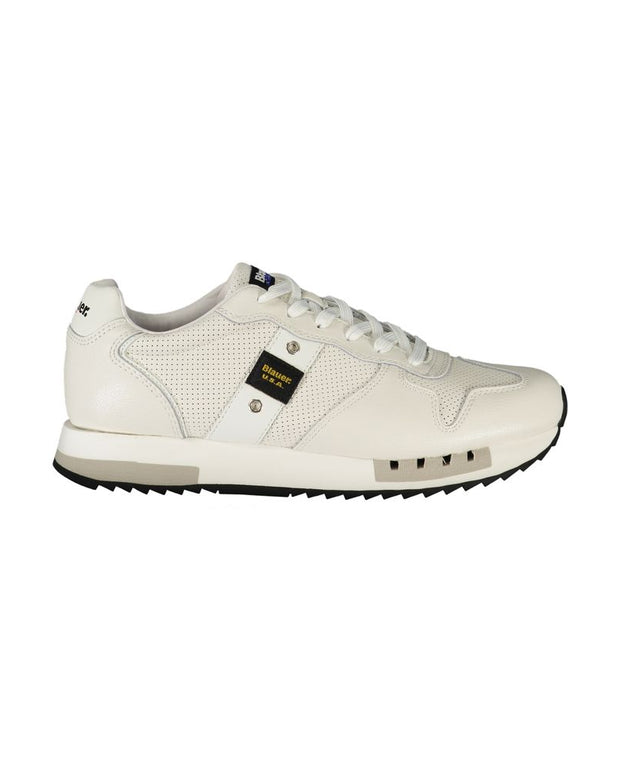 White Leather Men Sneaker