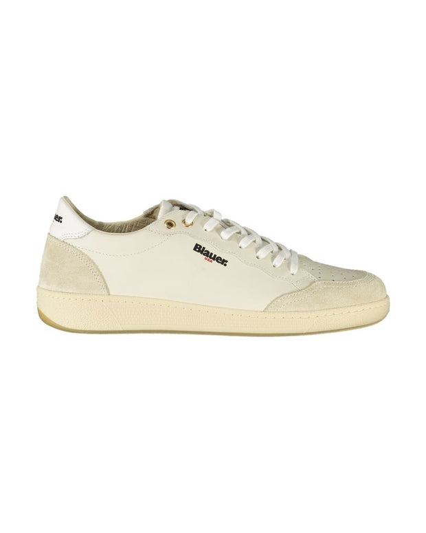 White Leather Men Sneaker
