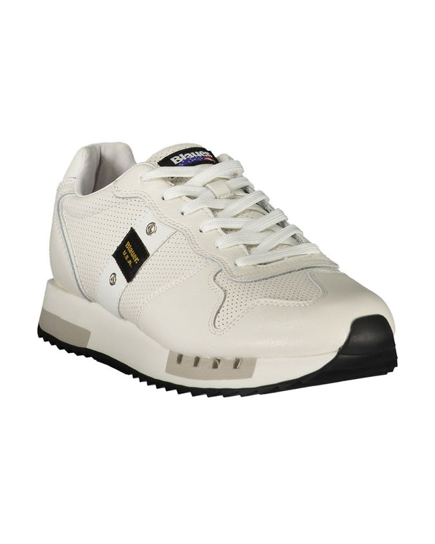 White Leather Men Sneaker