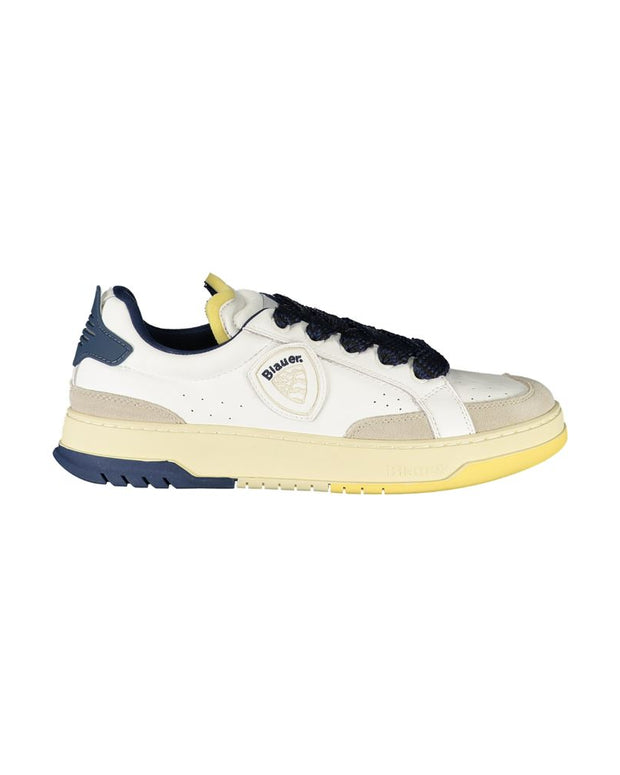 White Leather Men Sneaker