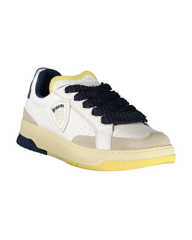 White Leather Men Sneaker