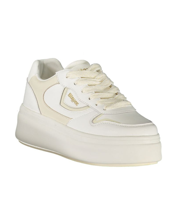 White Leather Women Sneaker