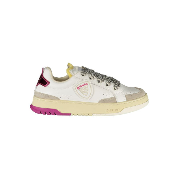 White Leather Women Sneaker